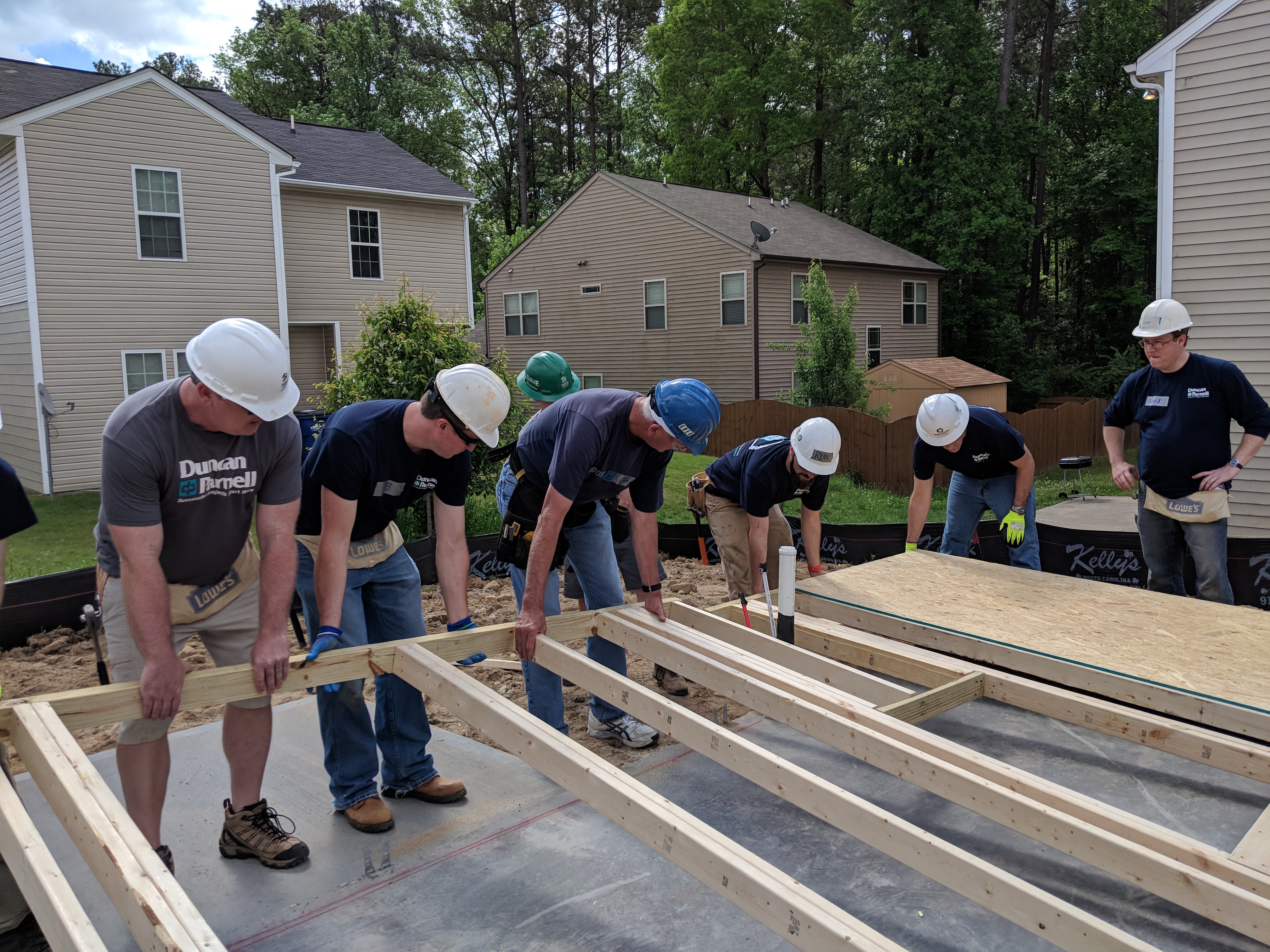 Duncan-Parnell Partners with Habitat for Humanity for its Eighth Home Build