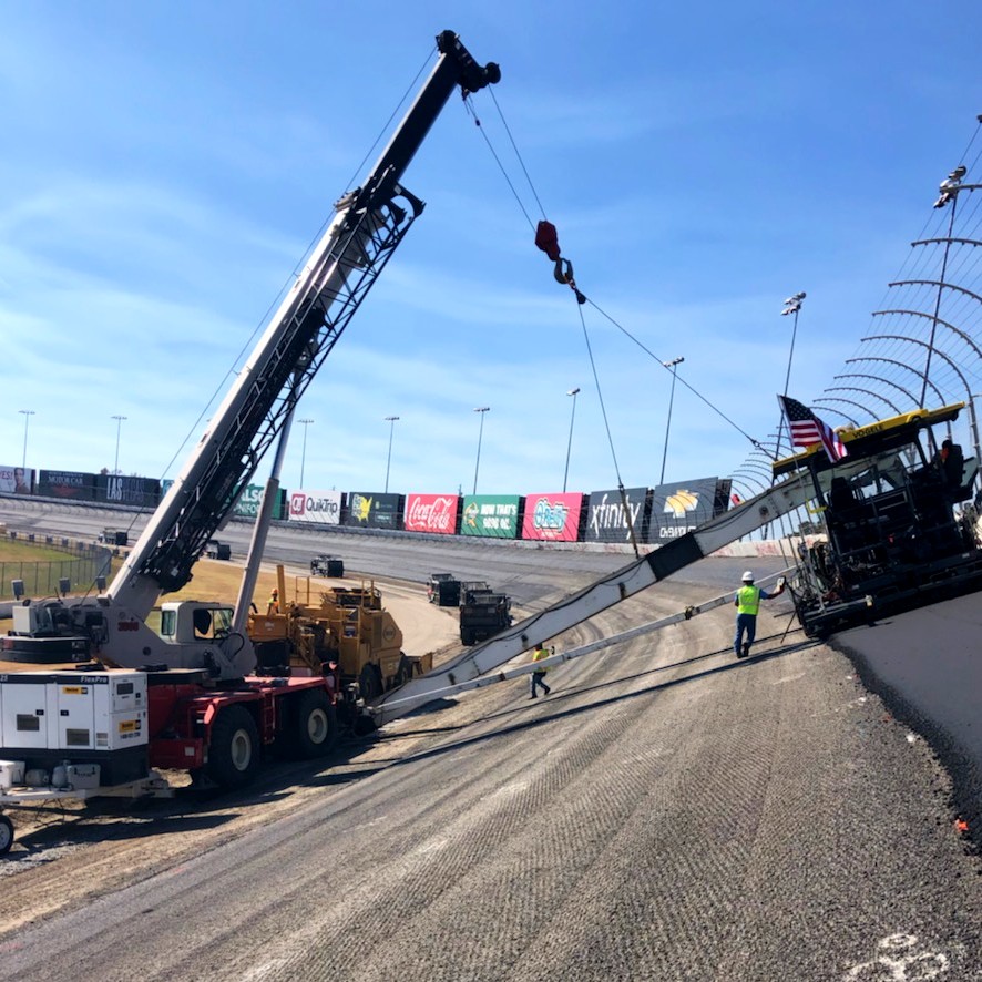 Atlanta Motor Speedway Gets a (Controversial) Fresh Repave with the Help of Trimble Tech