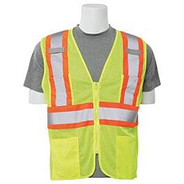 Pink ERB Safety Products 61335 ERB S762P Safety Vest 3XL 
