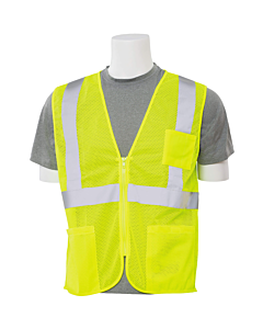 ERB Class 2 Economy Mesh Zipper Safety Vest