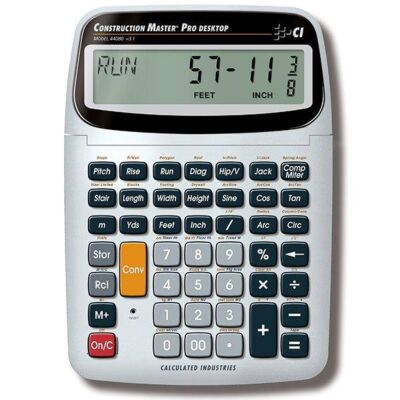 Calculated Industries Const Master Pro Desktop Calculator