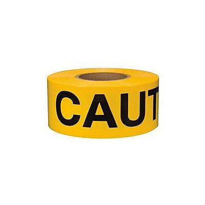 Presco Barricade Tape 3 x300 ft Yellow Caution