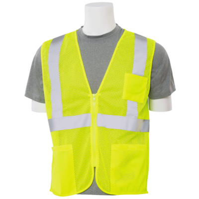 ERB Class 2 Economy Mesh Zipper Safety Vest