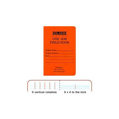 One Job Field Book, 16 sheets