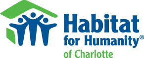a logo for habitat for humanity of charlotte